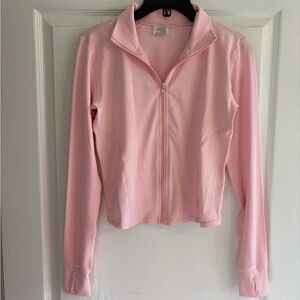 Athletic Pink Zip-Up Jacket